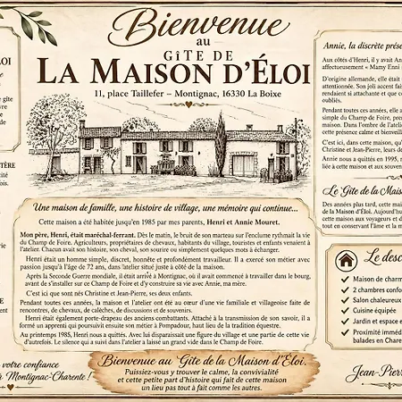La Maison D'eloi Ferienhaus Montignac-Charente